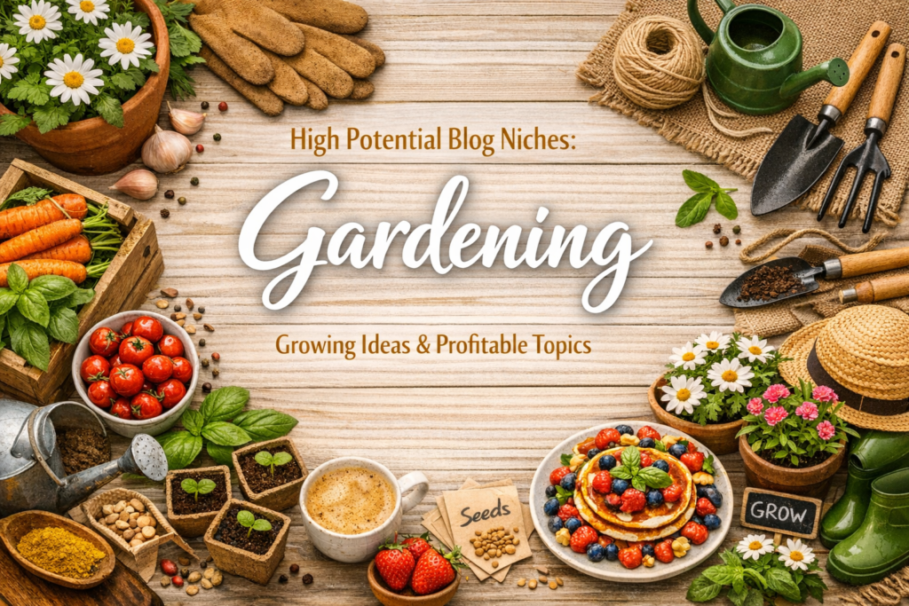 High-Potential Blog Niches: Gardening